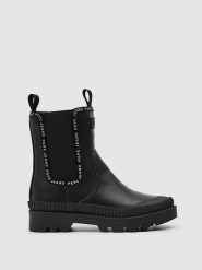 Pepe Jeans FOOTWEAR Sztyblety "Gum" w kolorze czarnym rozmiar: 40. Czarne botki Pepe Jeans FOOTWEAR, bez wzorów, z jeansu, bez obcasa, na obcasie, bez zapięcia. Za 167.28 zł.
