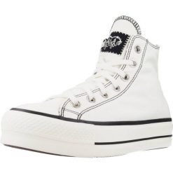 Tenisówki Converse Model Chuck Taylor All Star Lift Hi Kolor Biały. Białe trampki Converse, bez wzorów, z tkaniny, bez zapięcia. Za 247.99 zł.