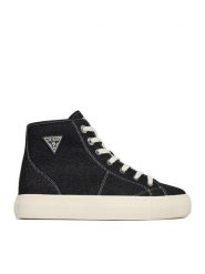 Guess Jeans Tenisówki CWBEO-GJ202505163 Czarny. Czarne trampki Guess Jeans, z aplikacjami, z jeansu, bez zapięcia. Za 219.99 zł.