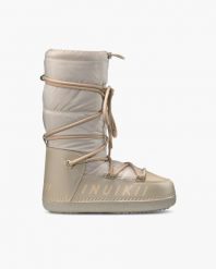 Inuikii Mountain Boot High Sand Śniegowce damskie. Brązowe trapery i śniegowce Inuikii, z materiału, przed kolano. Za 719.99 zł.