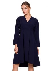 Stylove Sukienka w kolorze granatowym rozmiar: S. Niebieskie sukienki Stylove, s, bez wzorów, bez kołnierzyka, bez ramiączek, midi. Za 154.07 zł.