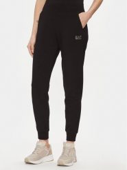 EA7 Emporio Armani Spodnie dresowe 8NTP85 TJTXZ 0200 Czarny Regular Fit. Czarne spodnie dresowe EA7 Emporio Armani, s, bez wzorów, z bawełny. Za 209.99 zł.