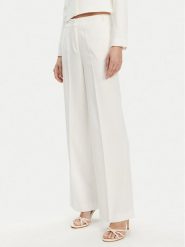 Tatuum Spodnie materiałowe Masda 2 T2508.146 Écru Wide Leg. Białe spodnie materiałowe Tatuum, bez wzorów, z materiału. Za 287.99 zł.