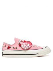 Converse Trampki Chuck 70 Roses A13649C Różowy. Czerwone trampki Converse, bez wzorów, z materiału, bez zapięcia. Za 319.99 zł.