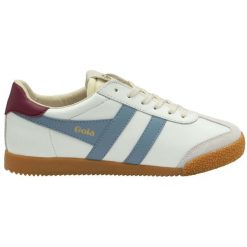 Damskie skórzane buty sportowe Gola Elan. Białe obuwie sportowe Gola, bez zapięcia. Za 468.00 zł.