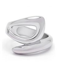 MOODE Pierścionek "Abby" rozmiar: 54. Szare pierścionki MOODE, ze stali. Za 43.99 zł.