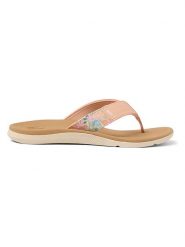 Reef Japonki "Santa Ana" w kolorze pomarańczowo-beżowym rozmiar: 41. Brązowe klapki Reef, bez wzorów, z otwartym noskiem, bez obcasa. Za 240.43 zł.
