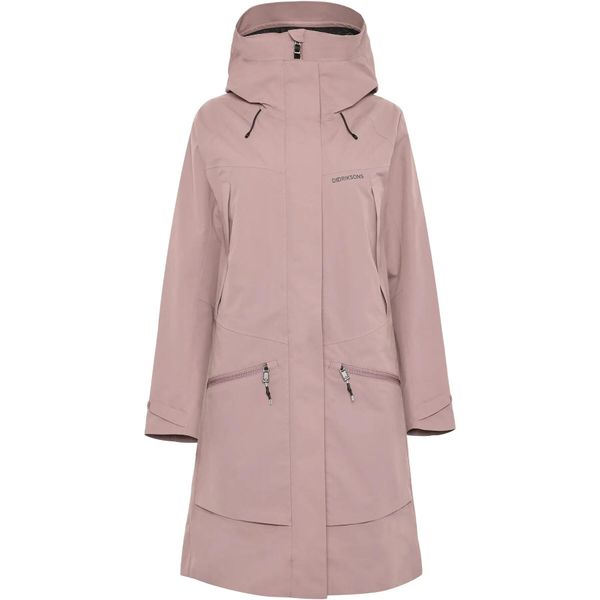 Parka dla kobiet Didriksons Ilma 8. Czerwone parki Didriksons, s, eleganckie, bez kaptura. Za 897.10 zł.