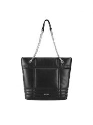 Badura Torebka JH6256-BR Czarny. Czarne shopper Badura, bez wzorów, z tworzywa sztucznego, bez dodatków. Za 279.99 zł.