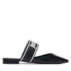 Baleriny Just Cavalli. Czarne baleriny Just Cavalli, bez wzorów, bez obcasa. Za 854.99 zł.