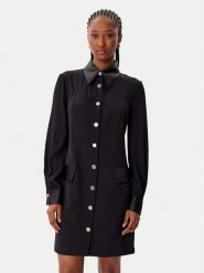 ARTIGLI Sukienka koktajlowa ACAB003215 Czarny Regular Fit. Czarne sukienki Artigli, bez wzorów, z syntetyku, wizytowe, bez kołnierzyka, bez ramiączek. Za 679.99 zł.