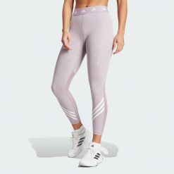 Legginsy treningowe damskie adidas Techfit. Czerwone legginsy sportowe Adidas, m, bez wzorów, z elastanu, na fitness i siłownię, techfit (adidas). Za 231.05 zł.