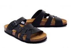 DR. BRINKMANN 700565-1 schwarz, klapki profilaktyczne damskie. Czarne klapki Dr. Brinkmann, bez wzorów, bez obcasa. Za 204.90 zł.