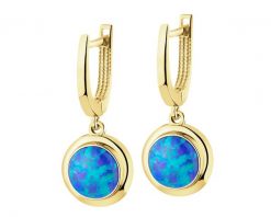 Złote kolczyki z opalitami. Żółte kolczyki Apart, złote. Za 3,899.00 zł.