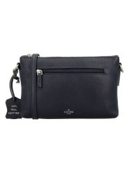 Charm Skórzana torebka w kolorze granatowym - 22 x 14 x 7 cm rozmiar: onesize. Niebieskie torby na ramię Charm, bez wzorów, z materiału, na ramię, bez dodatków. Za 195.99 zł.