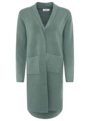 Zwillingsherz Kardigan "Jessi" w kolorze zielonym rozmiar: L/XL. Zielone kardigany Zwillingsherz, l, bez wzorów. Za 187.96 zł.