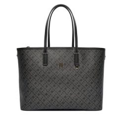 Torebka Tommy Hilfiger. Czarne shopper TOMMY HILFIGER, bez wzorów, bez dodatków. Za 899.99 zł.