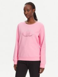 Liu Jo Sport Bluza TA5168 FS090 Różowy Regular Fit. Czerwone bluzy Liu Jo Sport, xl, bez wzorów, z bawełny, bez kaptura. Za 359.99 zł.