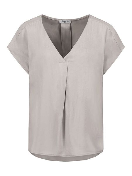 Sublevel Bluzka w kolorze szarym rozmiar: XXL. Szare bluzki Sublevel, s, bez wzorów, z wiskozy, klasyczne, bez kołnierzyka, bez ramiączek. Za 37.38 zł.