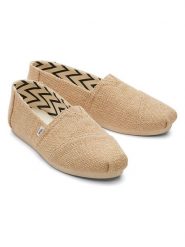TOMS Espadryle w kolorze beżowym rozmiar: 36. Brązowe espadryle Toms, bez wzorów, bez obcasa, bez zapięcia. Za 114.44 zł.