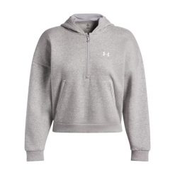 Bluza damska z kapturem Under Armour Rival Piped. Szare bluzy Under Armour, bez wzorów, z kapturem. Za 312.50 zł.