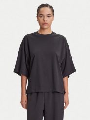 Adidas T-Shirt ALL SZN Soft Lux JM3800 Czarny Loose Fit. Czarne t-shirty Adidas, l, bez wzorów, z bawełny, bez kołnierzyka, bez ramiączek. Za 199.99 zł.