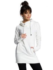 Be Wear Bluza w kolorze kremowym rozmiar: XL. Brązowe bluzy Be Wear, xl, bez wzorów, z kapturem. Za 113.36 zł.