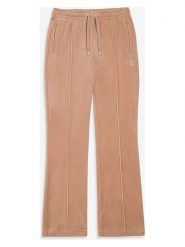 Juicy Couture Spodnie dresowe w kolorze beżowym rozmiar: XL. Brązowe spodnie dresowe Juicy Couture, xl, bez wzorów, z dresówki. Za 173.99 zł.