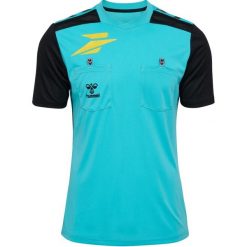 Koszulka Hummel FFHB New Referee. Niebieskie bluzki Hummel, bez wzorów, sportowe, bez kołnierzyka, bez ramiączek. Za 253.00 zł.
