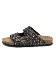 SABOKETS Klapki w kolorze czarnym rozmiar: 41. Czarne klapki SABOKETS, bez wzorów, z otwartym noskiem, bez obcasa. Za 126.99 zł.