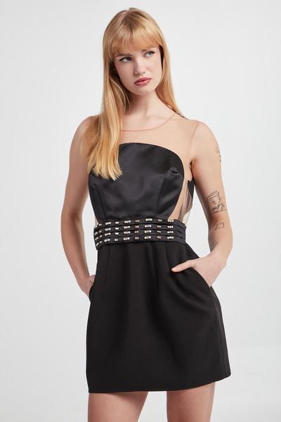 Sukienka damska ELISABETTA FRANCHI. Sukienki Elisabetta Franchi, bez wzorów, bez kołnierzyka, bez ramiączek. Za 2,429.00 zł.