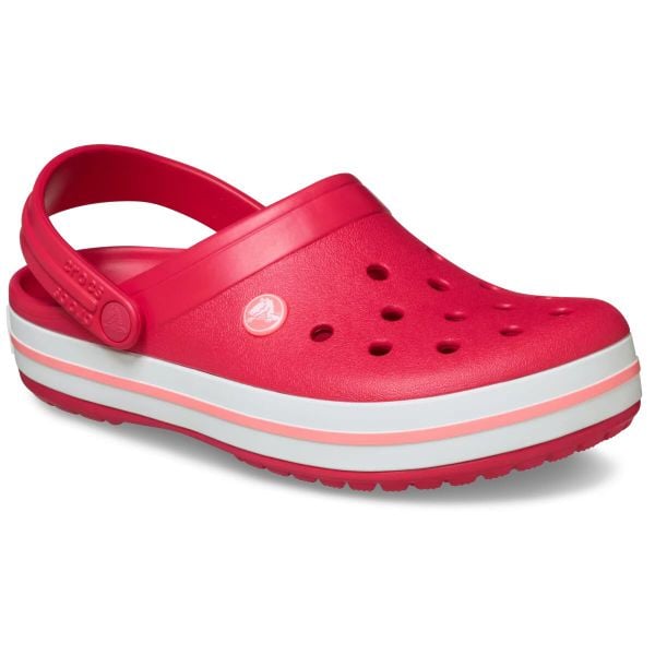 Chodaki Klapki Unisex Crocband 11016 Clog. Białe klapki Crocs, bez wzorów, z materiału, bez obcasa. Za 231.99 zł.