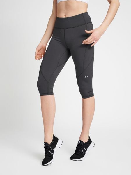 Damskie legginsy 3/4 Newline Hw. Szare legginsy Newline, s, bez wzorów, z dżerseju. Za 257.00 zł.