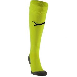 Skarpety Piłkarskie Unisex Dla Dorosłych Liga Core. Zielone skarpety Puma, bez wzorów. Za 73.99 zł.