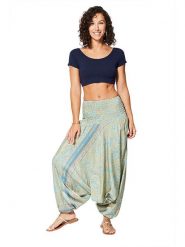 Aller Simplement Spodnie 3w1 w kolorze błękitno-żółtym rozmiar: 34-40. Niebieskie spodnie materiałowe Aller Simplement, bez wzorów, z materiału, z standardowym stanem. Za 39.99 zł.