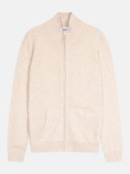 AUTHENTIC CASHMERE Kaszmirowy kardigan "Ayr" w kolorze beżowym rozmiar: M. Brązowe kardigany AUTHENTIC CASHMERE, m, bez wzorów, z kaszmiru. Za 413.99 zł.