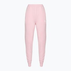 Spodnie damskie Ellesse Hallouli Jog. Czerwone spodnie sportowe Ellesse, bez wzorów, z dresówki. Za 139.99 zł.