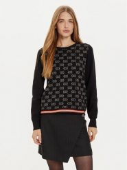 Liu Jo Sport Sweter TF4228 MS63L Czarny Regular Fit. Czarne swetry Liu Jo Sport, l, bez wzorów, z syntetyku, bez ramiączek. Za 329.99 zł.