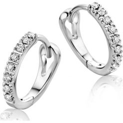 Diamant Exquis Złote kolczyki-kreole z diamentami rozmiar: onesize. Szare kolczyki Diamant Exquis, z diamentem, złote. Za 1,409.45 zł.