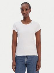 BOSS T-Shirt C_Ecute 50554675 Biały Slim Fit. Białe t-shirty Boss, m, bez wzorów, z bawełny, bez kołnierzyka, bez ramiączek. Za 279.99 zł.