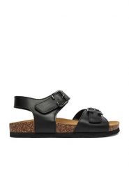 Lasocki Sandały CEO-GRD-22010-04 Czarny. Czarne sandały Lasocki, bez wzorów, ze skóry, bez obcasa, na płaskiej podeszwie, bez zapięcia. Za 149.99 zł.