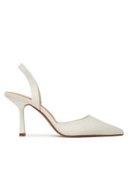 Aldo Sandały Brusanti 13985171 Biały. Białe sandały Aldo, bez wzorów, ze skóry, bez obcasa, na szpilce, bez zapięcia. Za 449.99 zł.