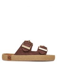 Bohonomad Espadryle Sydney SYD.12-00048 Brązowy. Brązowe espadryle Bohonomad, bez wzorów, ze skóry, bez obcasa, bez zapięcia. Za 299.99 zł.