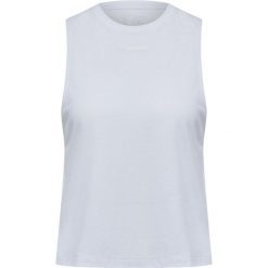 Damski tank top Hummel Mt Vanja. Białe topy Hummel, bez wzorów, bez kołnierzyka, bez ramiączek. Za 196.00 zł.