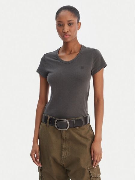 G-Star Raw T-Shirt Eyben D24533-B059 Czarny Slim Fit. Czarne t-shirty G-Star Raw, xl, bez wzorów, z bawełny, bez kołnierzyka, bez ramiączek. Za 139.99 zł.