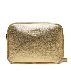 Torebka Patrizia Pepe. Żółte listonoszki Patrizia Pepe, bez wzorów, bez dodatków. Za 559.99 zł.