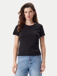 Calvin Klein Jeans T-Shirt Logo J20J225540 Czarny Regular Fit. Czarne t-shirty Calvin Klein Jeans, m, bez wzorów, z bawełny, bez kołnierzyka, bez ramiączek. Za 99.99 zł.
