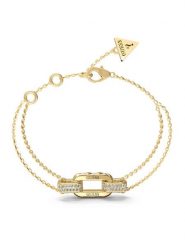 Guess Bransoletka JUBB04 581JW Złoty. Żółte bransoletki Guess, metalowe. Za 259.99 zł.
