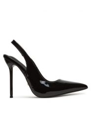 DeeZee Szpilki HT0327-1 Czarny. Czarne szpilki DeeZee, bez wzorów, z materiału, bez obcasa, na szpilce, bez zapięcia. Za 159.99 zł.