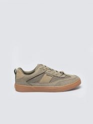 Sneakersy damskie khaki TT274761 303. Zielone obuwie sportowe Big Star, z gumy, bez zapięcia. Za 149.99 zł.